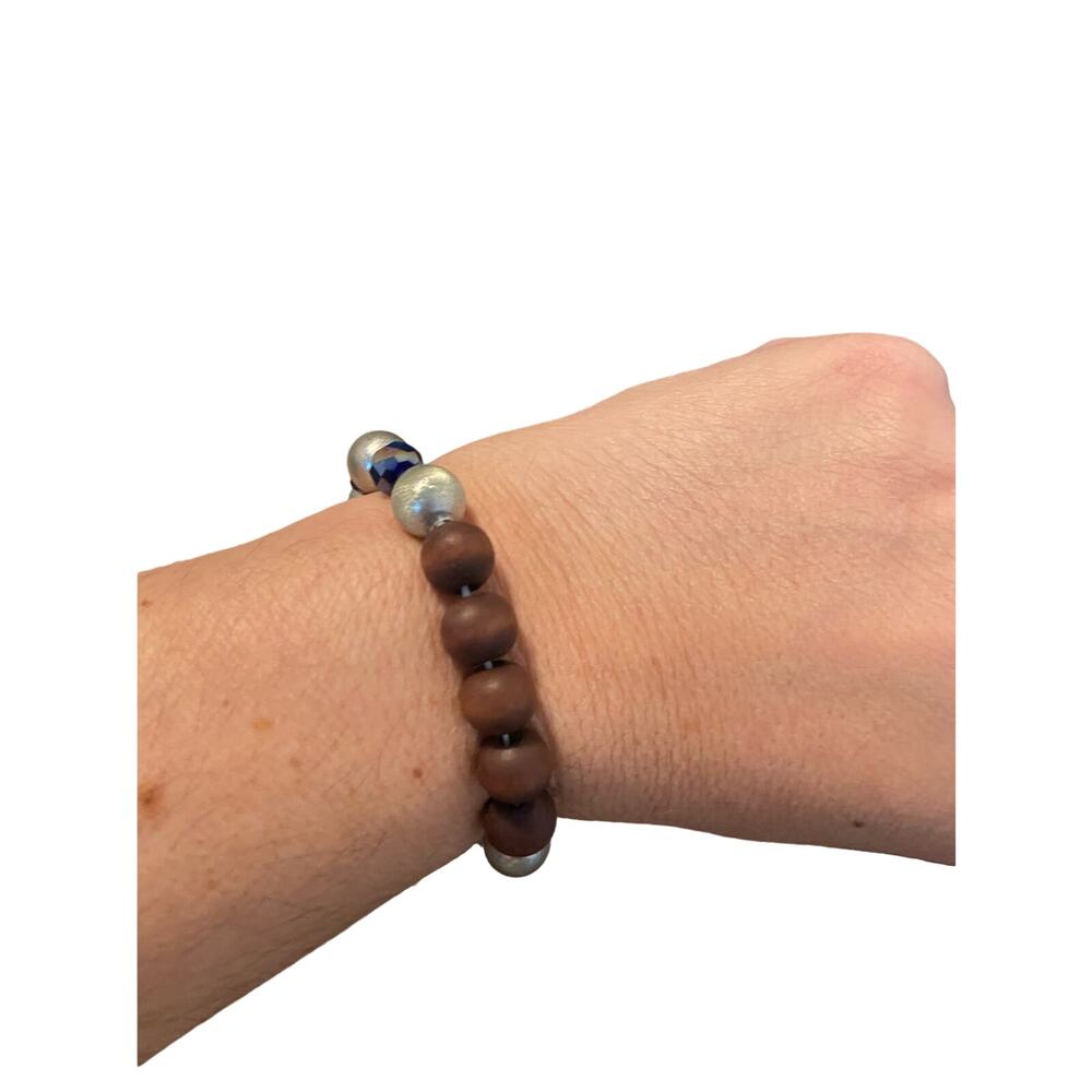 wood bead bracelet
